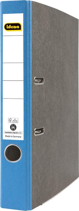 Idena Ordner A4 blau 5cm Wolkenmarmor FSC-Mix (A4, 50 mm, 1 Stück)