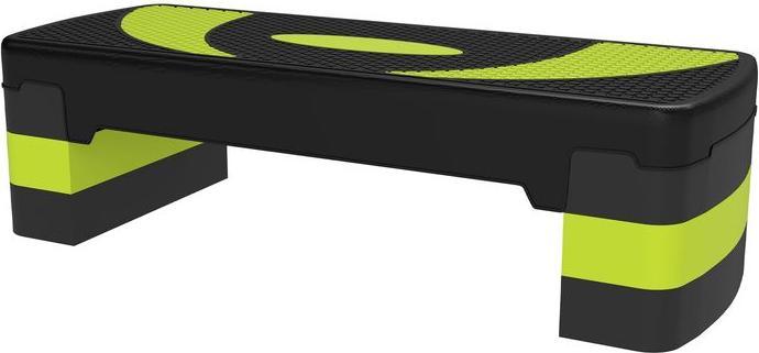 Swisshandel24 Steppbrett Aerobic-Stepper höhenverstellbar mit 3 Stufen (10/15/20 cm) Grün