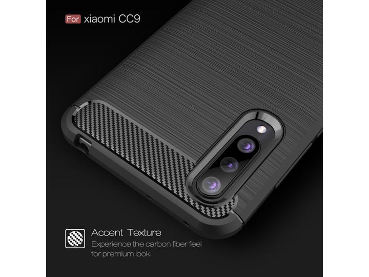 Image du produit Screenguard Xiaomi Mi 9 Lite Housse Carbon Brushed Soft TPU (Mi 9 Lite)