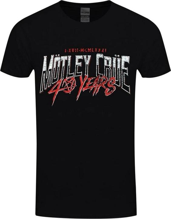 Produktbild Motley Crue 40 Years TShirt (S)