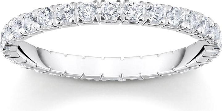 Thomas Sabo Ring in zartem Design mit weissen Steinen