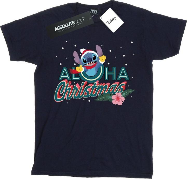Immagine prodotto Disney Lilo And Stitch Aloha Christmas Maglietta Ragazze (140, 146)