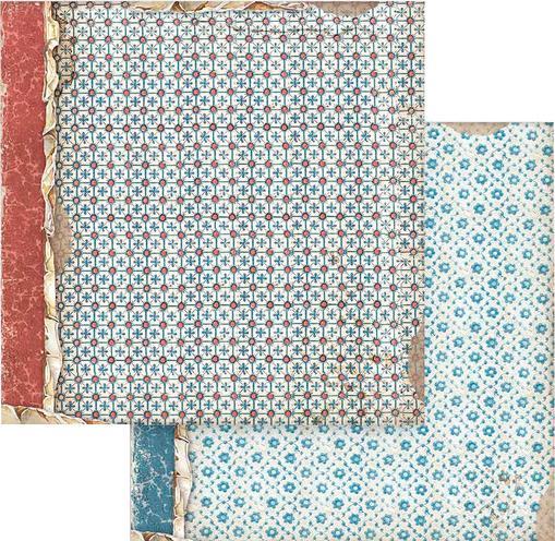 Immagine prodotto Stamperia Blocco per scrapbooking "Vintage Library Backgrounds", 10 fogli, 30,5 x 30,5 cm (190 g/m², 10 x)