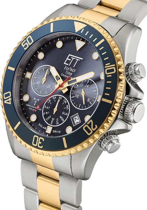 Immagine prodotto ETT EGS-11609-35M (Orologio radiocontrollato, Orologio digitale, Orologio da polso analogico, Cronografo, 44 mm)