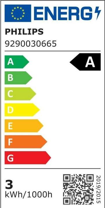 Label énergétique Philips LED Classic (E27, 2.30 W, 485 lm, 1 x, B)