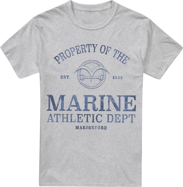 Actual product image One Piece Mens Marine Dept Athletic T-Shirt (XL)