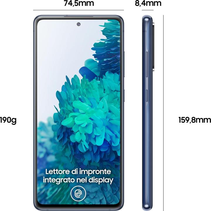 Image du produit Samsung Galaxy S20 FE (Snapdragon) UE (128 Go, Cloud Navy, 6.50", Double SIM hybride, 12 Mpx, 4G)