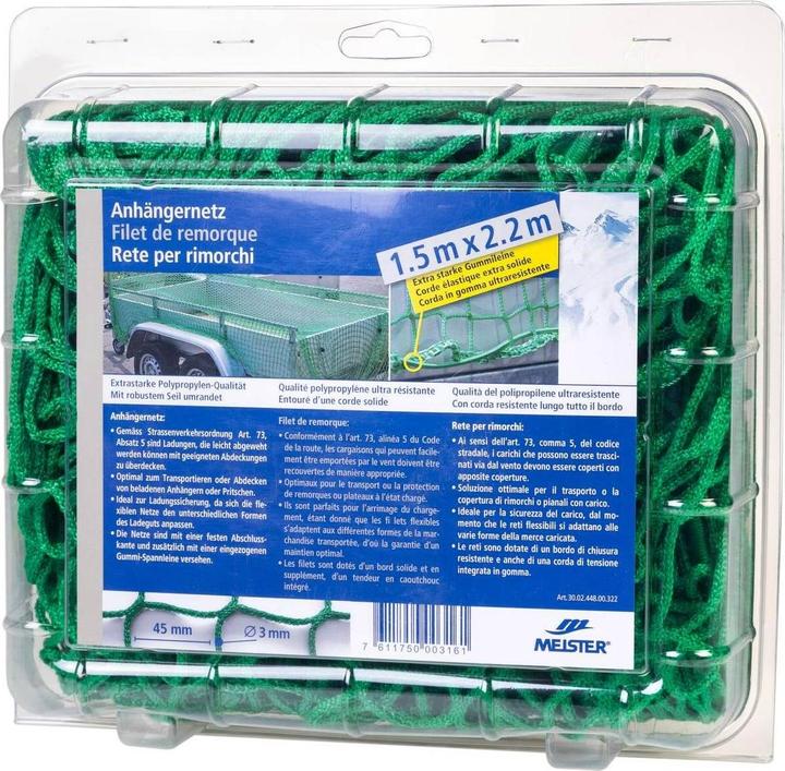 Actual product image Meister Trailer cover nets