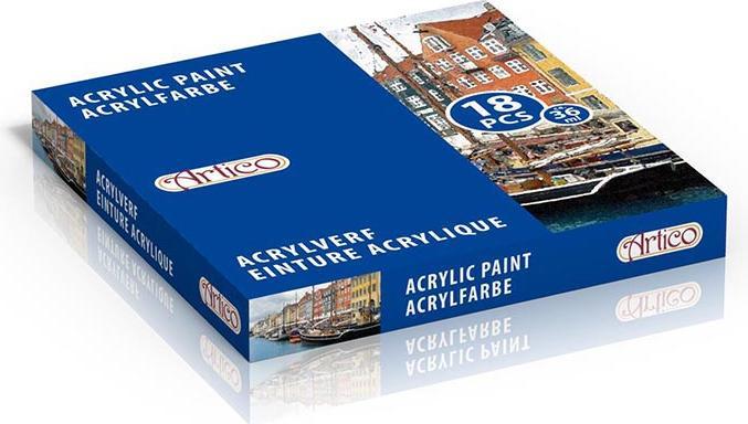 Actual product image Artist&Co Acrylic paint (Multicoloured, 36 ml)