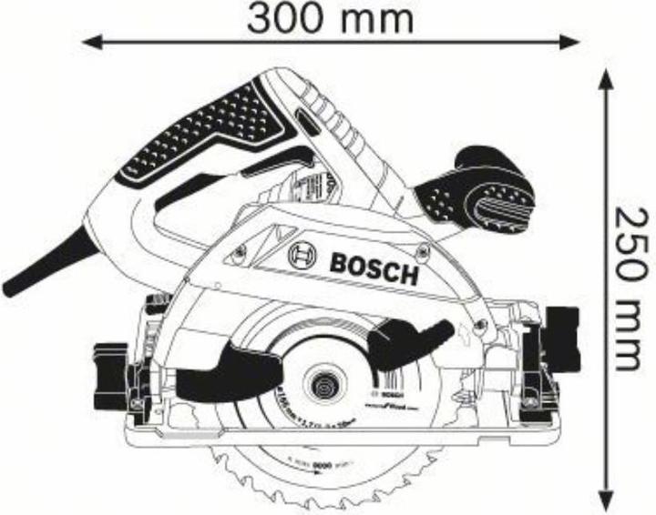 Produktbild Bosch Professional Handkreissäge GKS 55+ GCE, mit L-BOXX