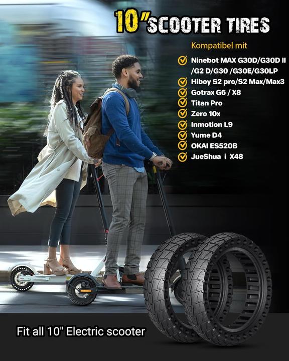 Immagine prodotto AHJ Vollgummireifen für E-Scooter