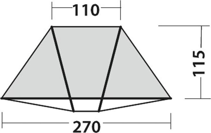 Actual product image Easy Camp Yasmine (beach tent, 1.30 kg, 2 persons)
