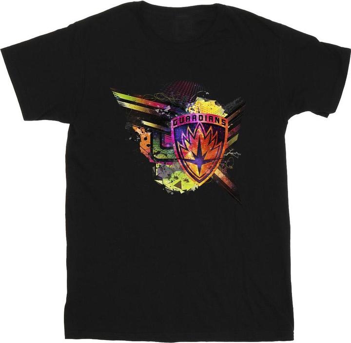 Image du produit - T-shirt GUARDIANS OF THE GALAXY ABSTRACT SHIELD CHEST - Homme (M)