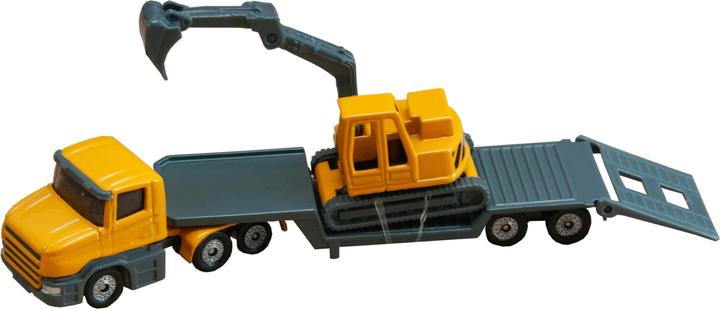 Produktbild Siku 1611 low Loader mit Bagger 1: 64