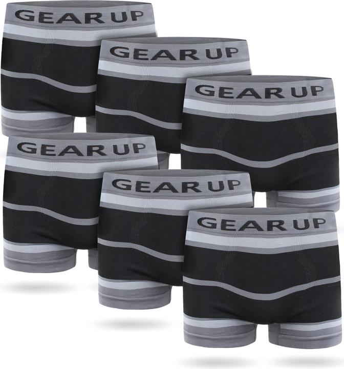 Produktbild Normani 6 Stück Herren Retropants Mikrofaser-Boxershorts (L, 6er Pack)