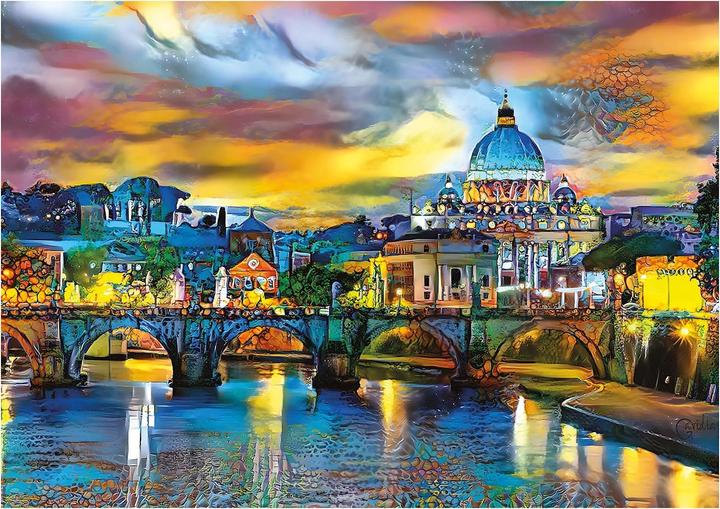Actual product image Educa St. Peter's Basilica/Engelsbrücke 1500 Piece Puzzle (1500 pieces)