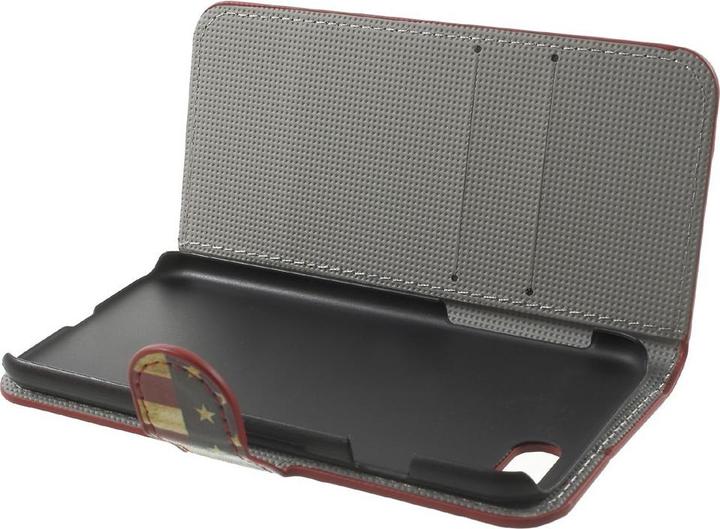 Produktbild Cover-Discount Leder Etui Kartenfächer USA (Apple iPhone SE, Apple iPhone 7, Apple iPhone 8)