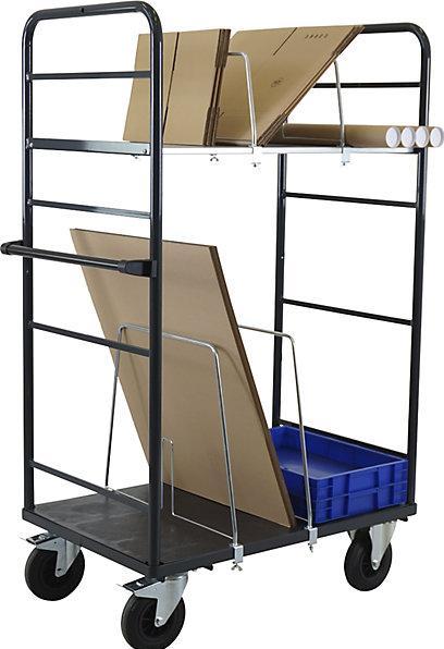 Immagine prodotto kaiserkraft Carrello per scatole di cartone (300 kg)