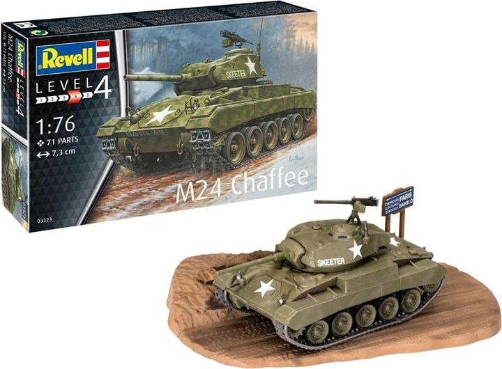 Actual product image Revell Model Set M24 Chaffee