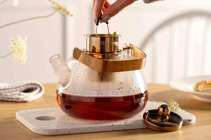Actual product image Leonardo Tè Per Te Teekanne mit Metallhenkel + Stövchen (1.20 l)