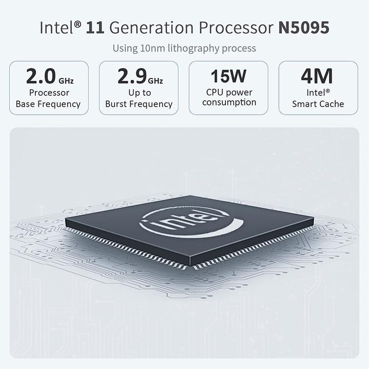Produktbild Beelink U59 Mini PC (Celeron N5095, 8+265GB)