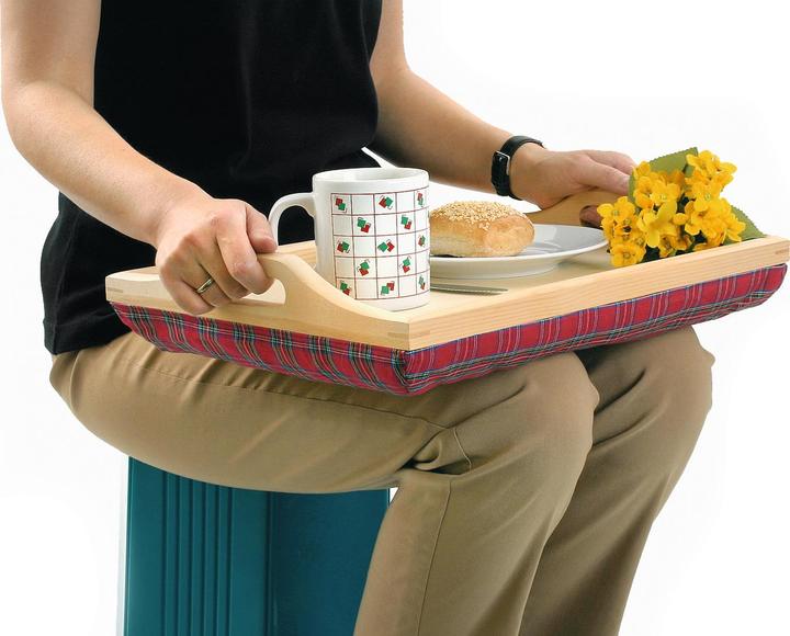 Actual product image VBS Knee tray, approx.42 x 31cm, H incl. cushion approx. 8 cm, with polystyrene filling