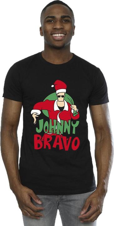 Actual product image Johnny Bravo Mens Johnny Christmas T-Shirt (XL)