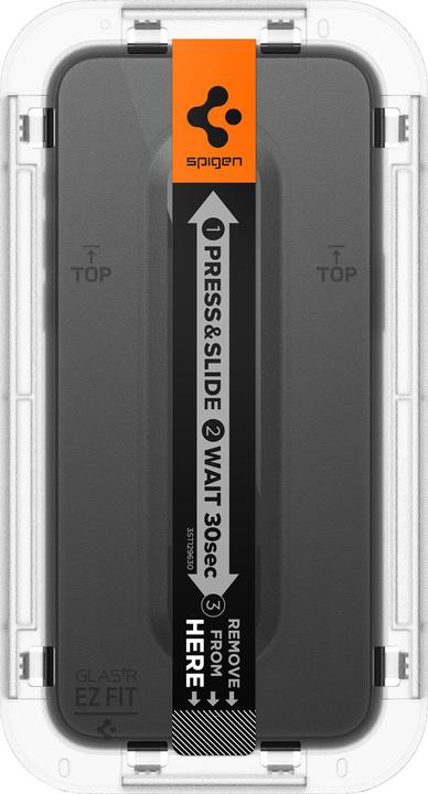 Immagine prodotto Spigen VETRO TEMPERATO GLAS.TR "EZ FIT" FC CONFEZIONE DA 2 IPHONE 15 PLUS NERO (2 Pezzo/i, Apple iPhone 15 Plus)