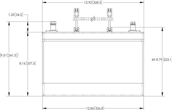 Nutritional values and ingredients Lifeline GPL-3100T AGM (12 V, 100 Ah)