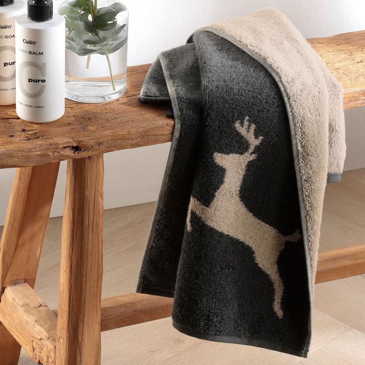 Actual product image Cawö Handtücher Alpenchic Hirsche (30 x 50 cm)