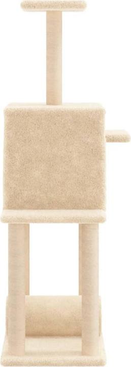 Produktbild VidaXL Kratzbaum mit Sisal-Kratzsäulen Creme 122 cm,Farbe (122 cm, Creme)