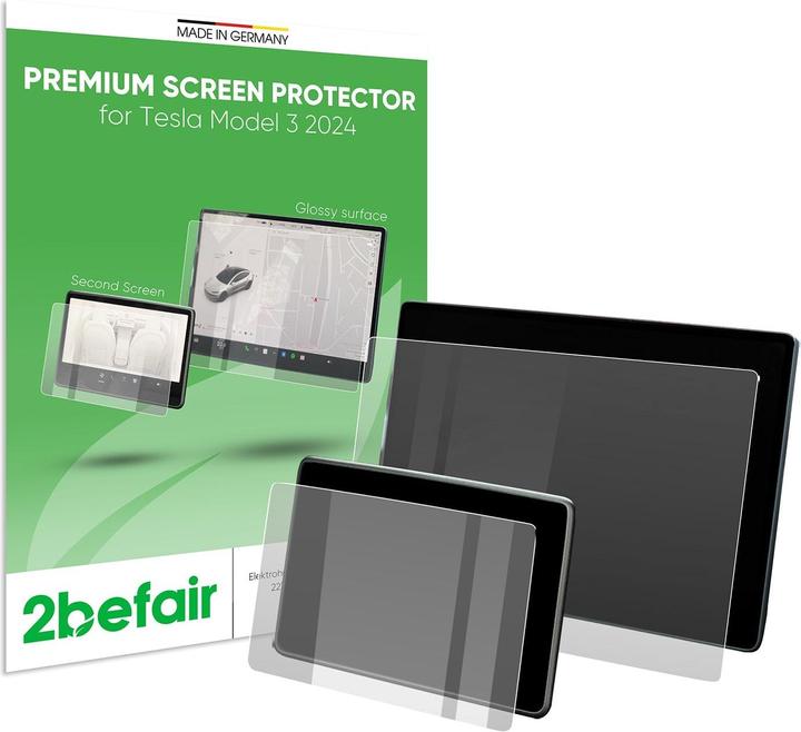 Image du produit 2befair Displayschutzfolie Matt/Klar für das Tesla Model 3/Y