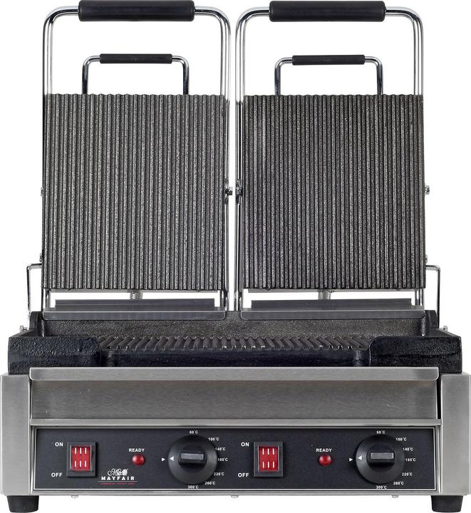 Produktbild Mayfair paninigrill 2 deckel gerillt