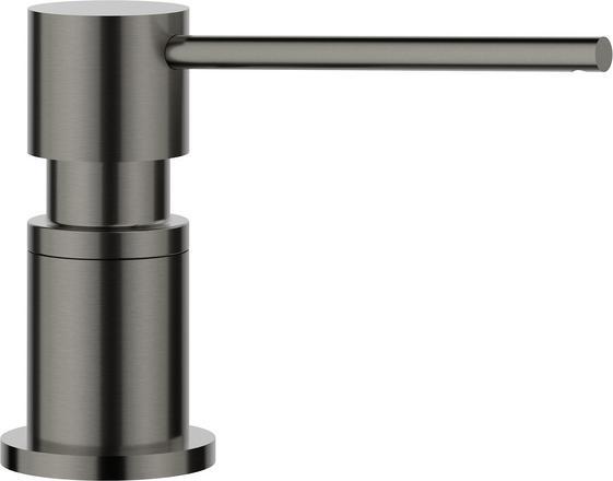 Produktbild Blanco LATO Spülmittelspender satin dark steel | Passend zu allen BLANCO-Küchenarmaturen | Bequem vo