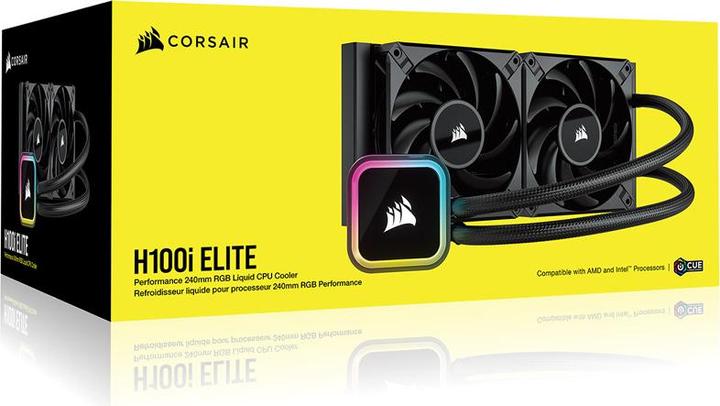 Actual product image Corsair iCUE H100i ELITE RGB Liquid CPU Cooler