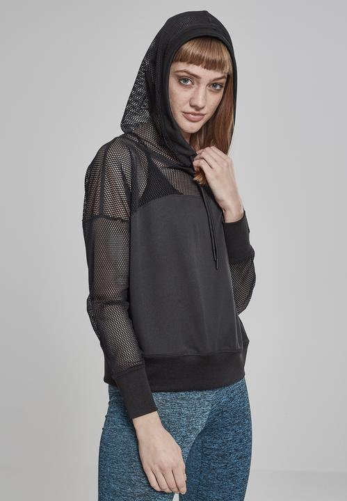 Immagine prodotto Urban Classics Felpa da donna con cappuccio a rete (XS)
