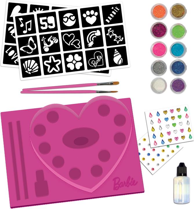 Actual product image Lisciani Barbie glitter tattoos