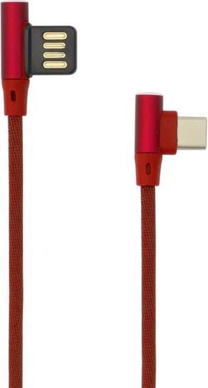 Immagine prodotto Sbox USB->Type-C 90 m/m 1,5 m Type-C-90R rosso fragola (1.50 m, USB 2.0)