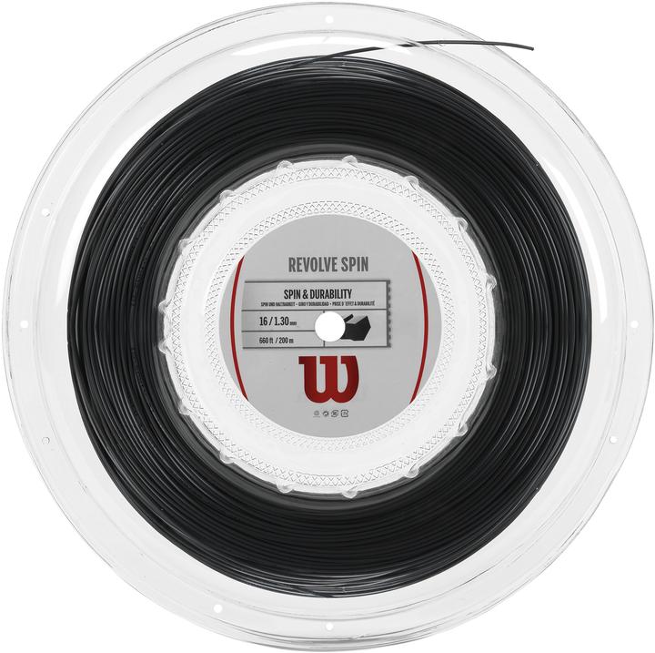 Produktbild Wilson Tennissaite Revolve Spin 16 200m Schwarz