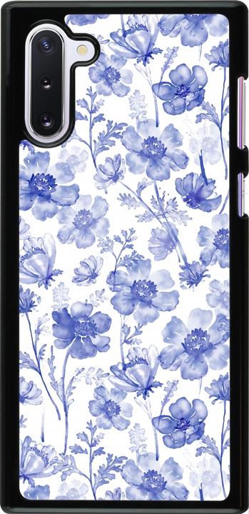 Immagine prodotto PhoneLook Copertina Primavera 23 fiori blu acquerello (Samsung Galaxy Note 10)
