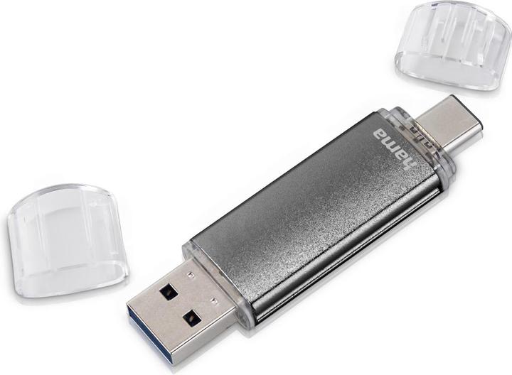 Produktbild Hama Laeta Twin (32 GB, USB-A, Micro USB, USB 2.0)