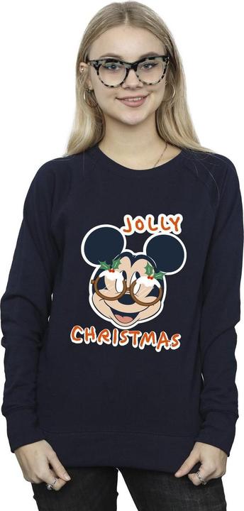 Produktbild Disney Mickey Mouse Jolly Christmas Glasses Sweatshirt (4XL)