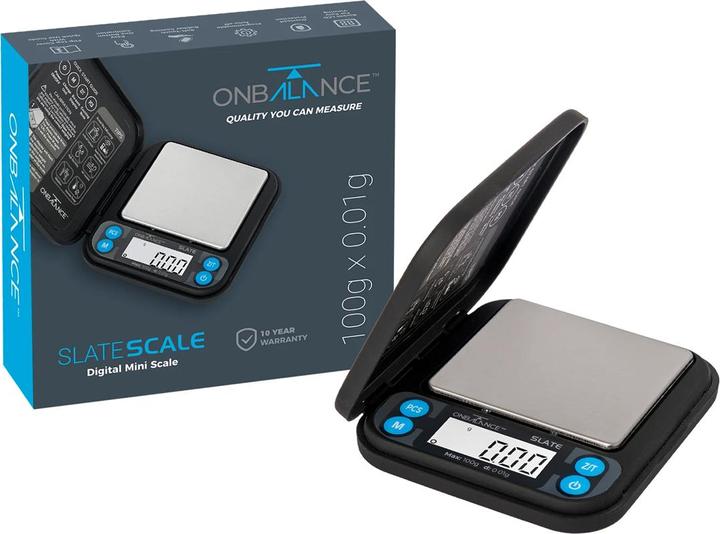 Actual product image OnBalance On Balance Slate Scale Black 100g x 0.01g