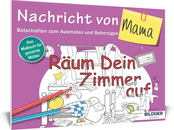Image du produit Le livre de coloriage pour adultes : message de maman!