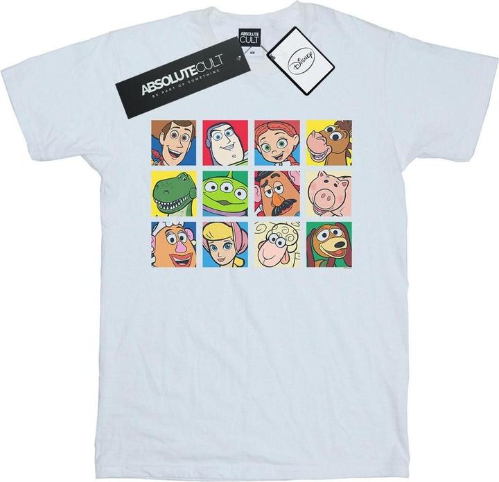 Immagine prodotto Disney Toy Story Character Squares Maglietta Ampia Donna (L)