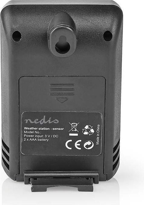 Produktbild Nedis Wetterstation - Alarm - Hygrometer - Aussensensor - Schwarz/Silber