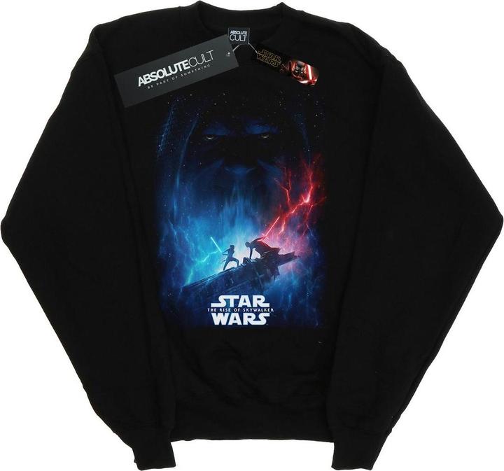 Actual product image Star Wars Mens The Rise Of Skywalker Movie Poster Sweatshirt (XL)