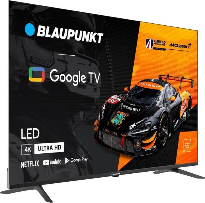 Productafbeelding Blaupunkt TV 55UGC5500S 55 4K Ultra HD DLED Google TV Wi-Fi Bluetooth Zwart (12000 mAh)