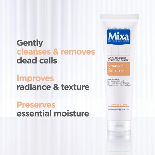 Produktbild Mixa Cleansing gel for dull skin (Anti-Dullness Comfort Cleanser) 150 ml (Gel, 150 ml)