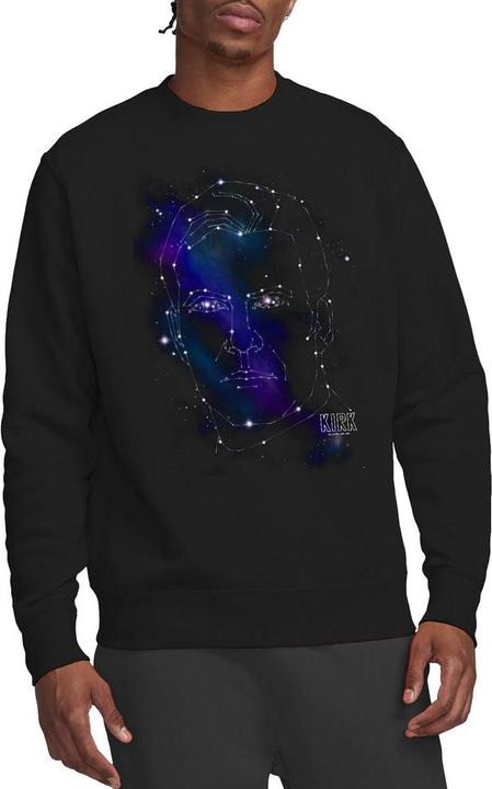 Actual product image Unisex Adult Captain Kirk Constellations Sweatshirt (S)